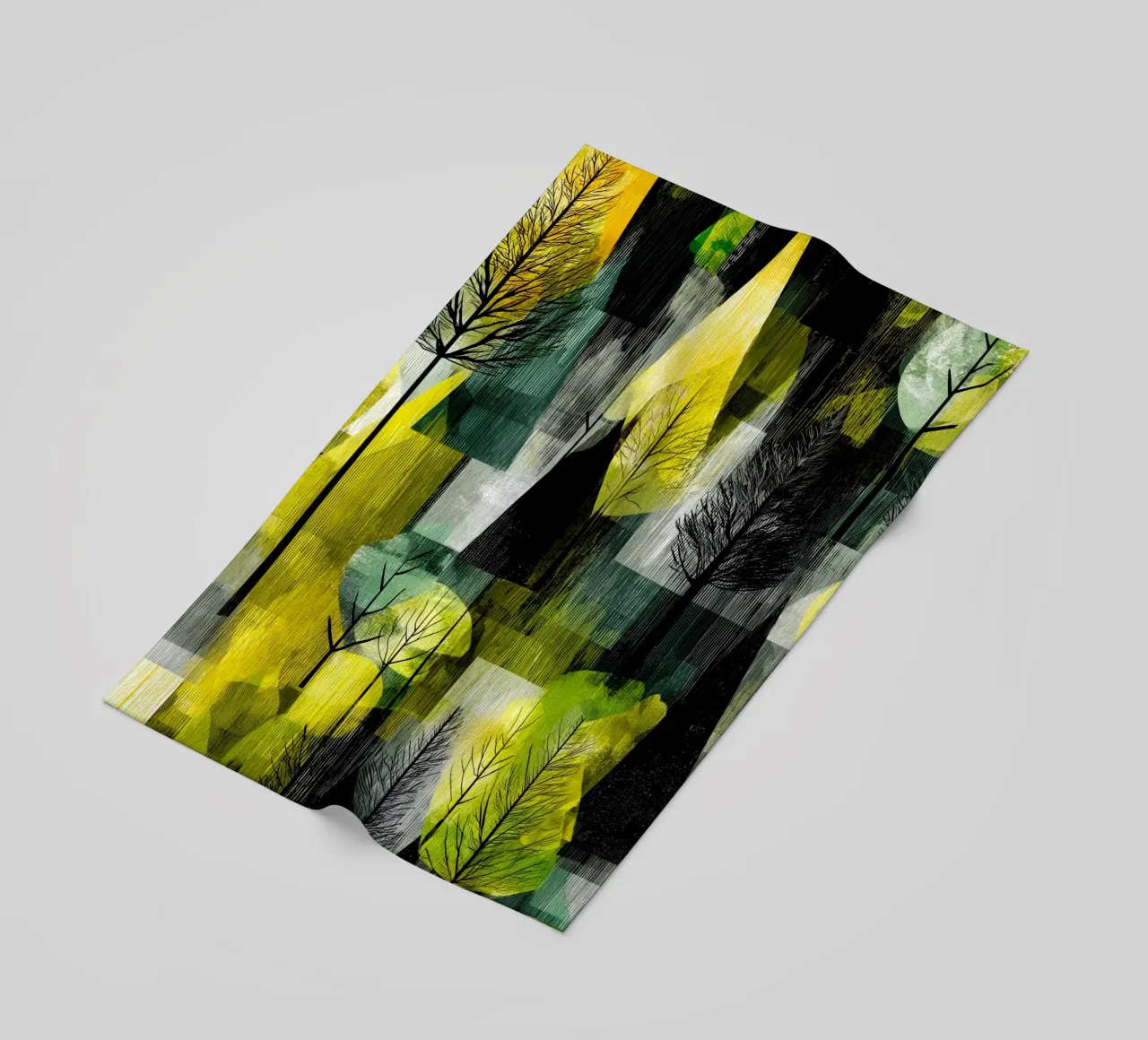 Foresta verde telo mare da Justyna Jaszke JBJart