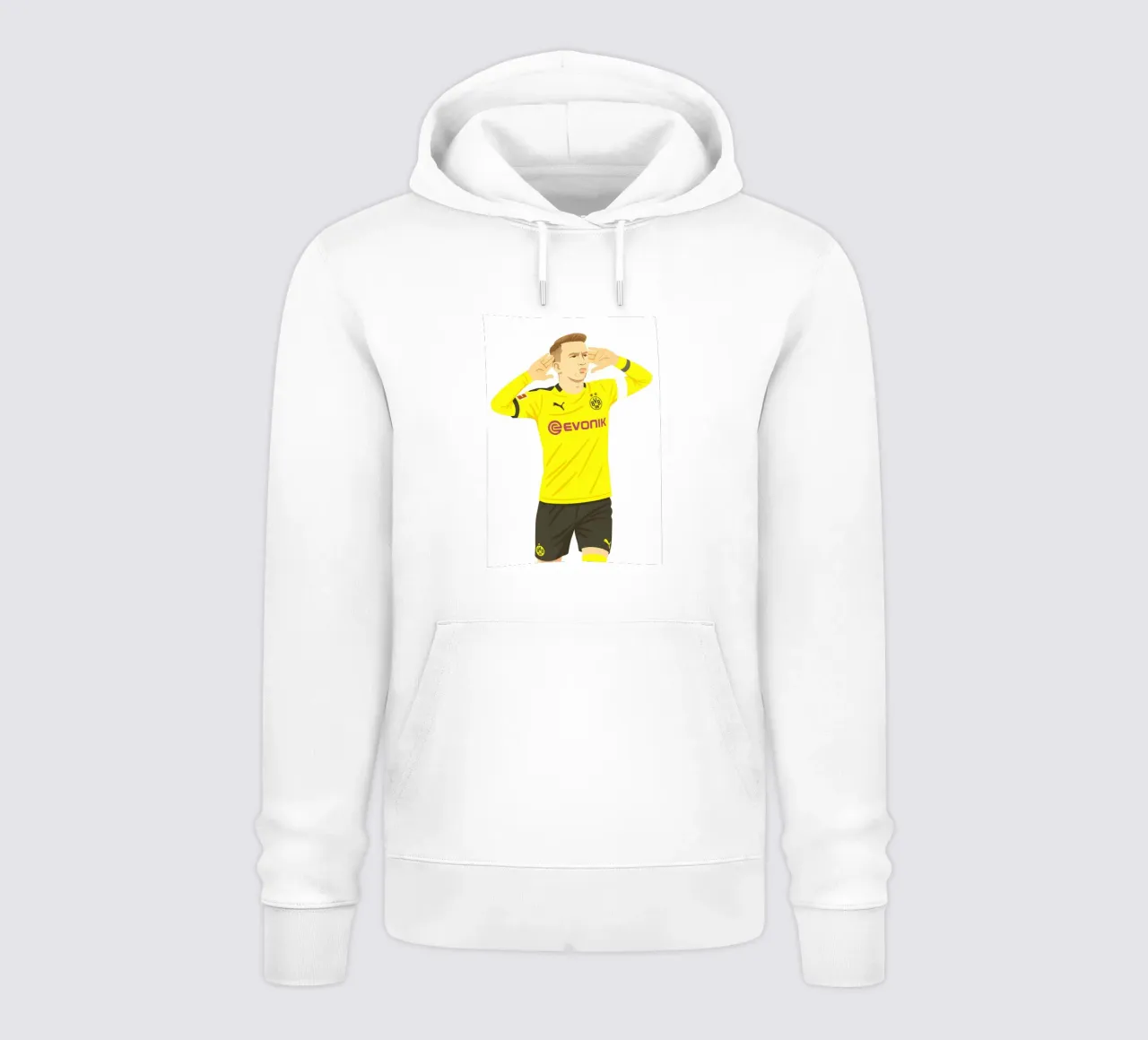 Marco Reus Minimalist felpa con cappuccio da MoviesArt