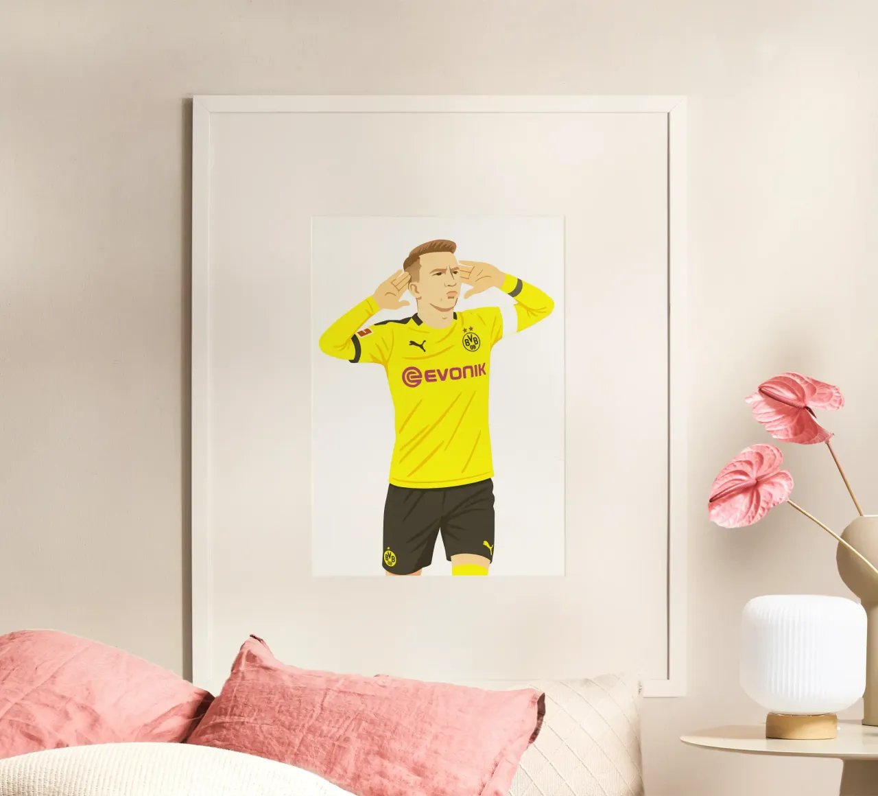 Marco Reus Minimalist carta hahnemühle da MoviesArt