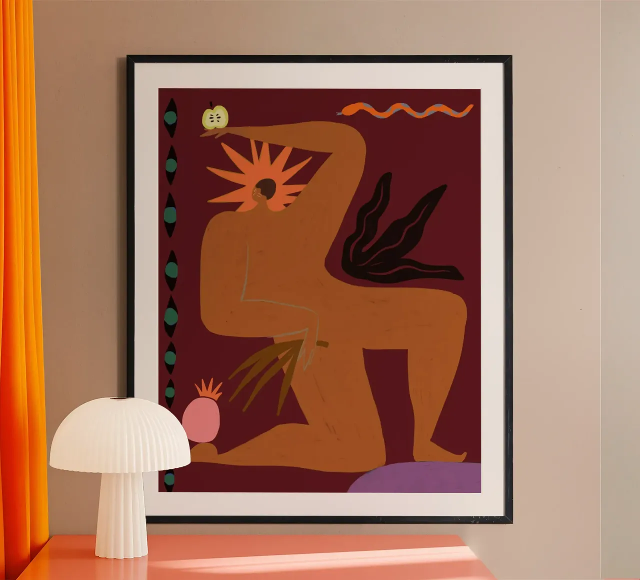 Shining Star poster con telaio in plastica da Arty Guava