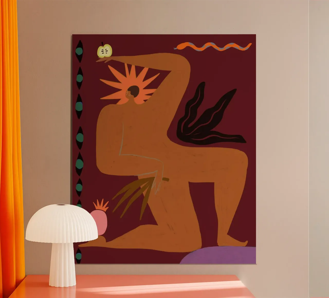 Shining Star poster con telaio in plastica da Arty Guava