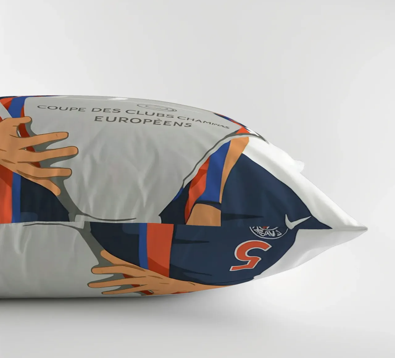 Marquinhos Minimalist decorative cushion by MoviesArt