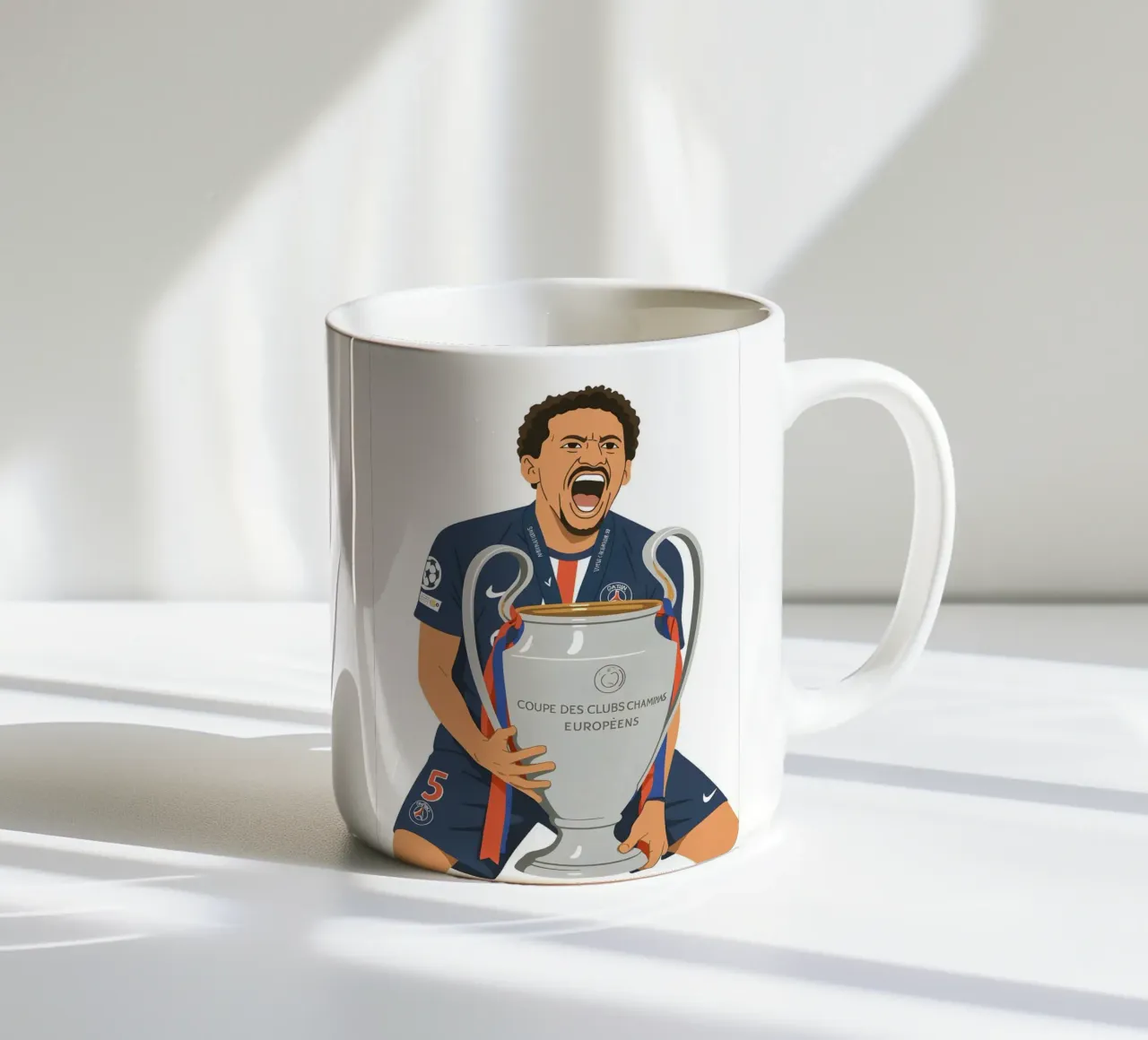 Marquinhos Minimalist tazza in ceramica da MoviesArt