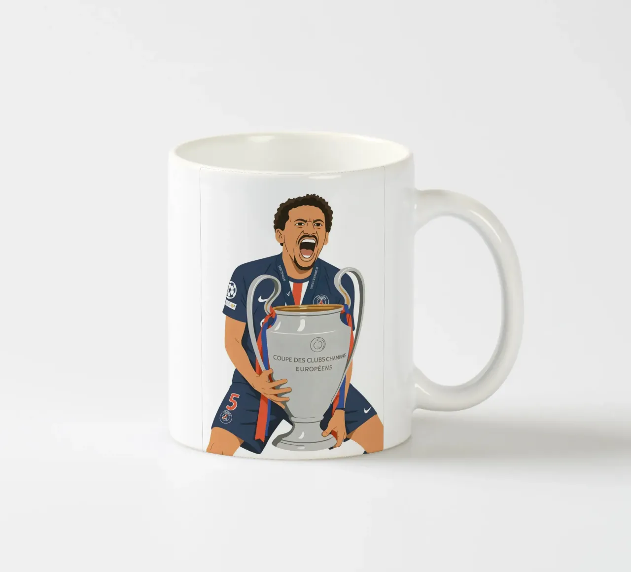 Marquinhos Minimalist tazza in ceramica da MoviesArt