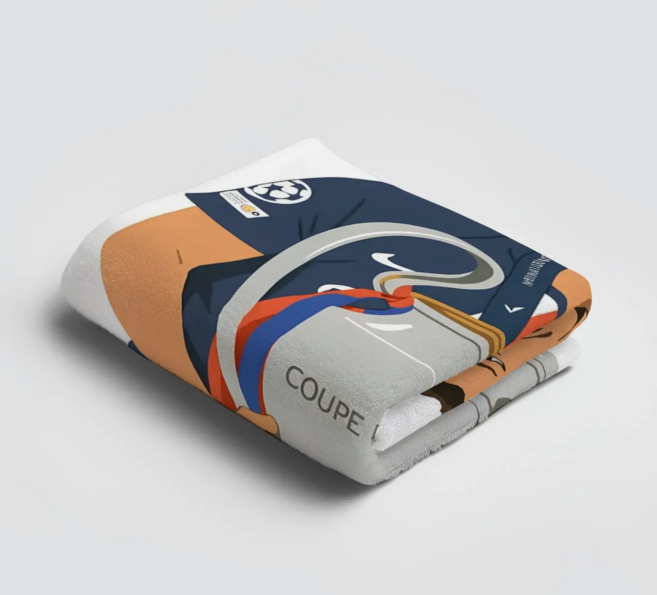 Marquinhos Minimalist towel by MoviesArt
