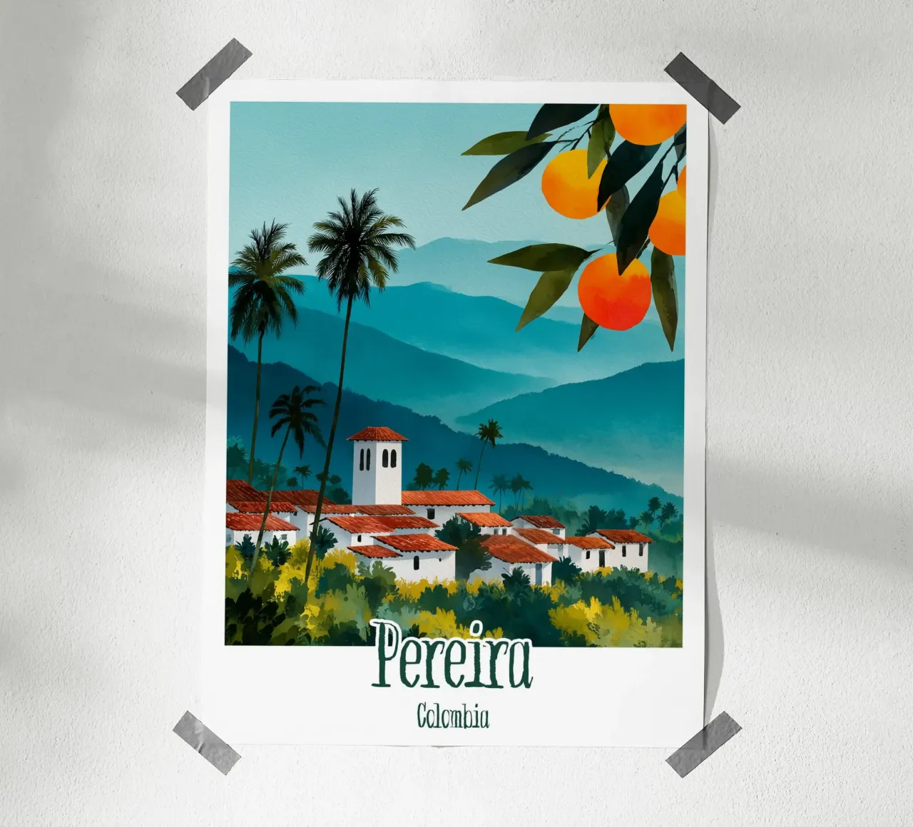 Affiche Pereira,Colombie poster da Frame the World