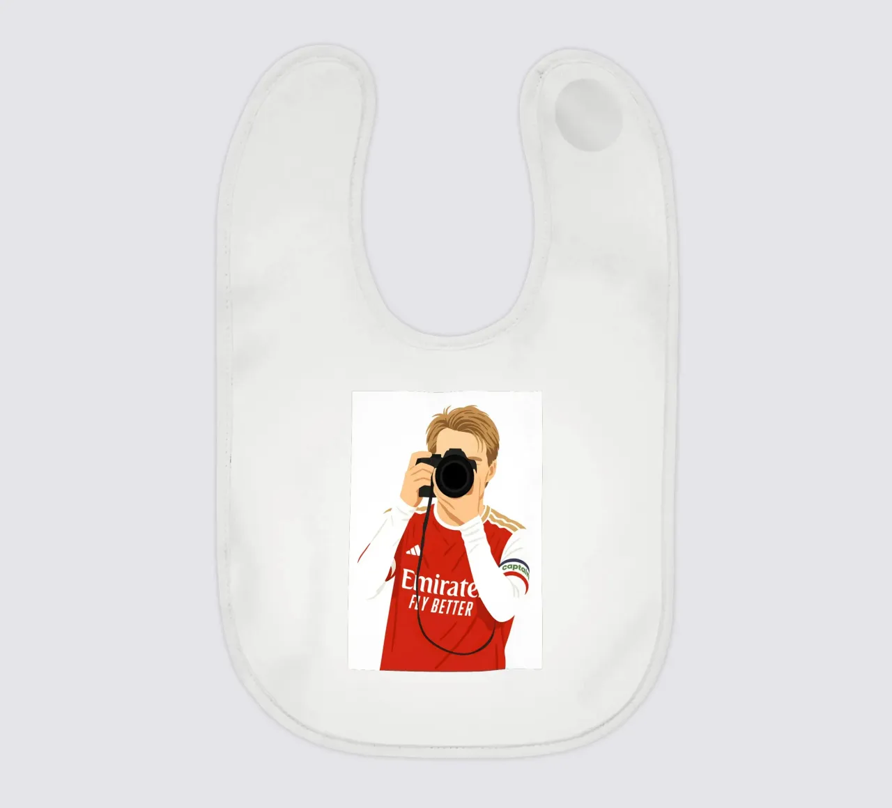 Martin Ødegaard Arsenal Minimalist bavaglino da MoviesArt