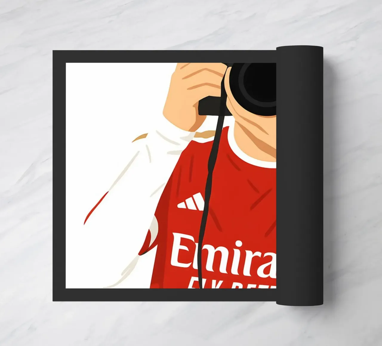 Martin Ødegaard Arsenal Minimalist zerbino da MoviesArt