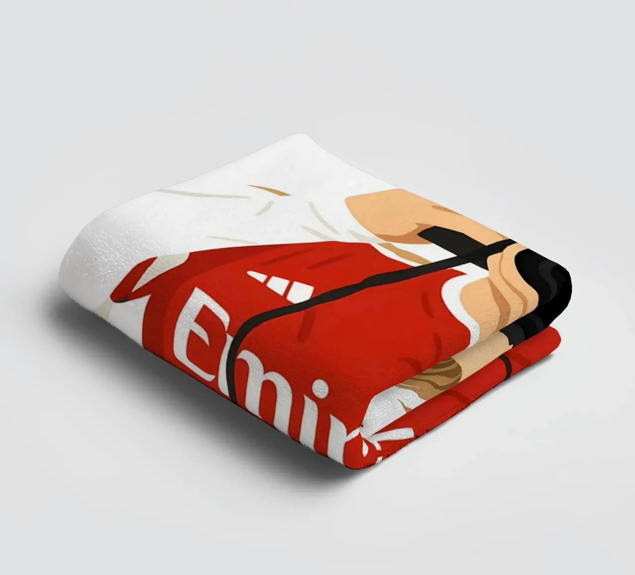 Martin Ødegaard Arsenal Minimalist asciugamano da bagno da MoviesArt