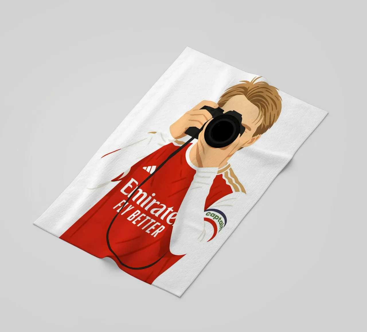 Martin Ødegaard Arsenal Minimalist telo mare da MoviesArt
