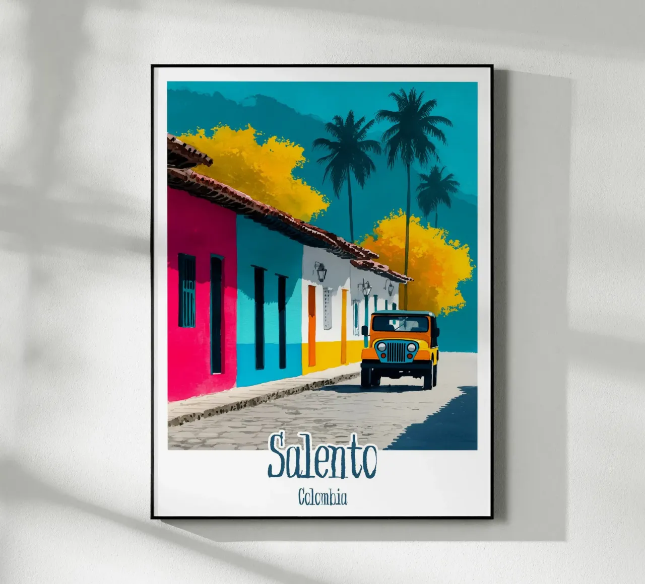 Affiche Salento, Colombie plexiglass da Frame the World