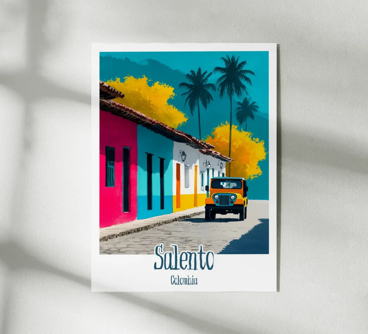 Affiche Salento, Colombie plexiglass da Frame the World