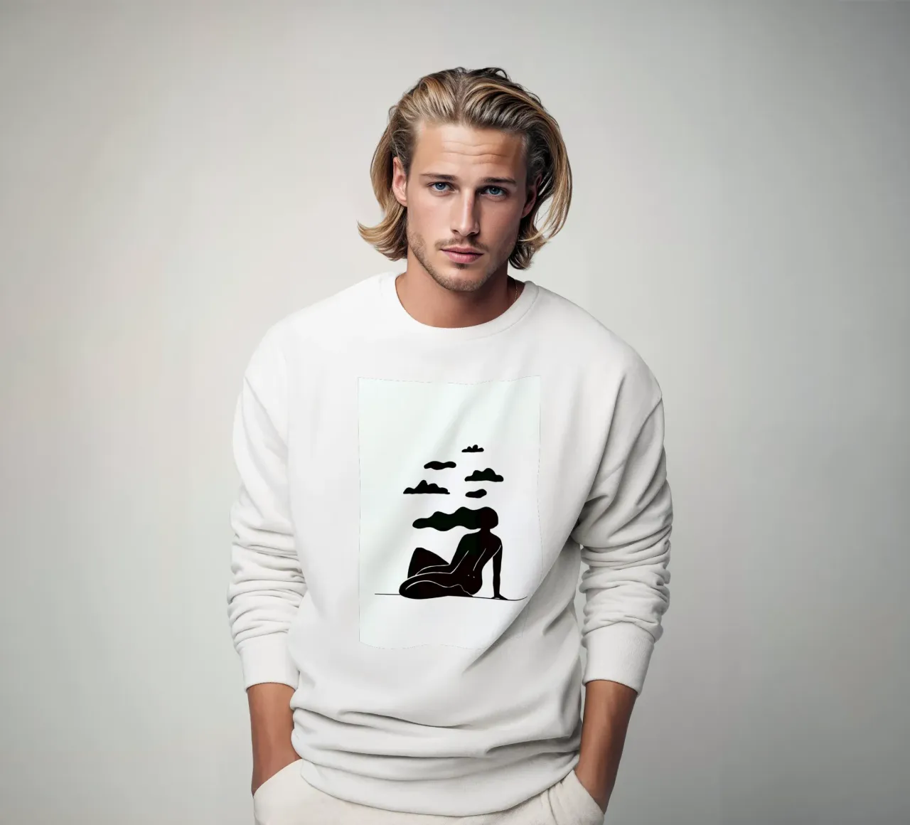 Head in the Clouds felpa da Graphite