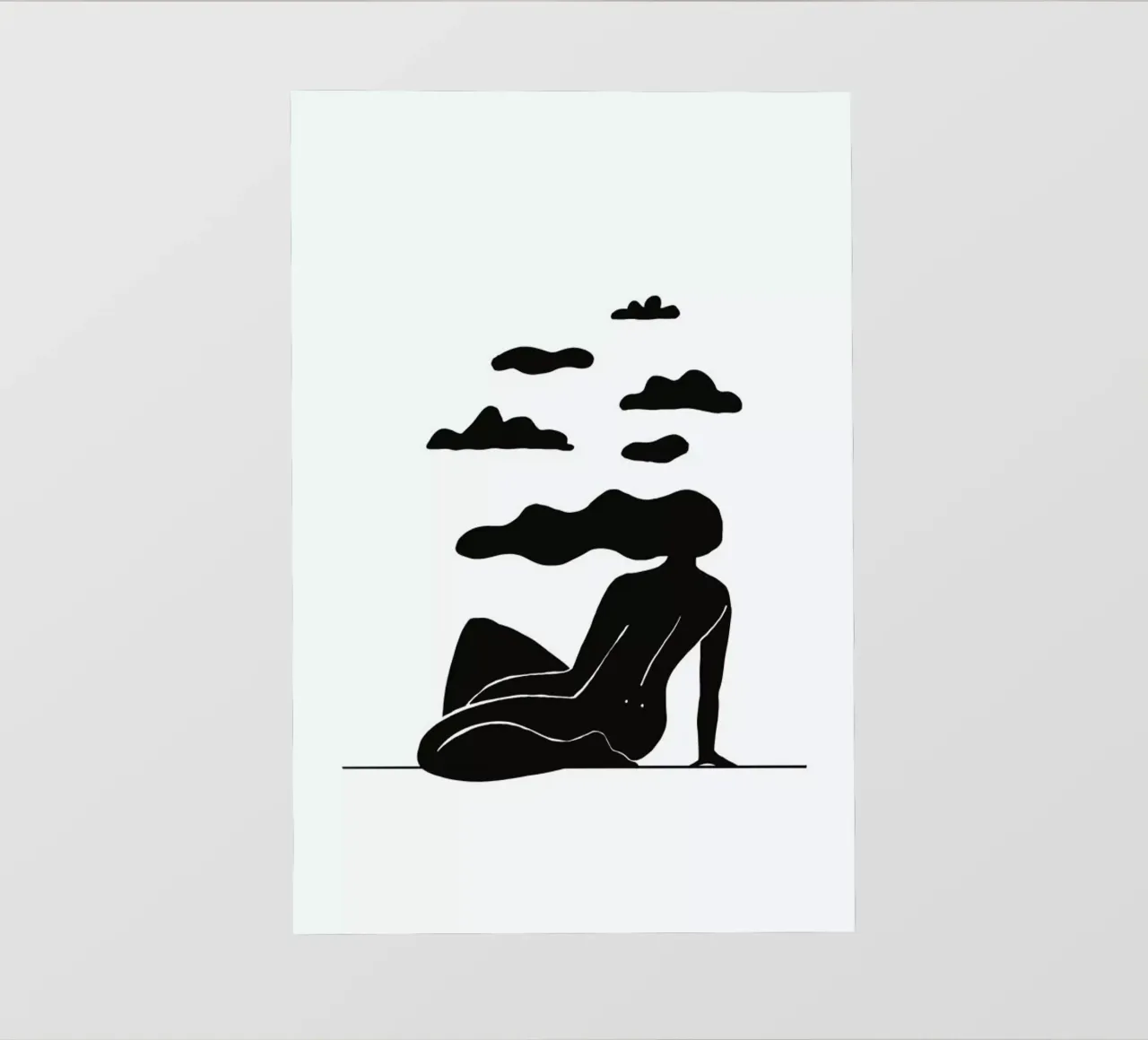 Head in the Clouds telo in pvc da Graphite