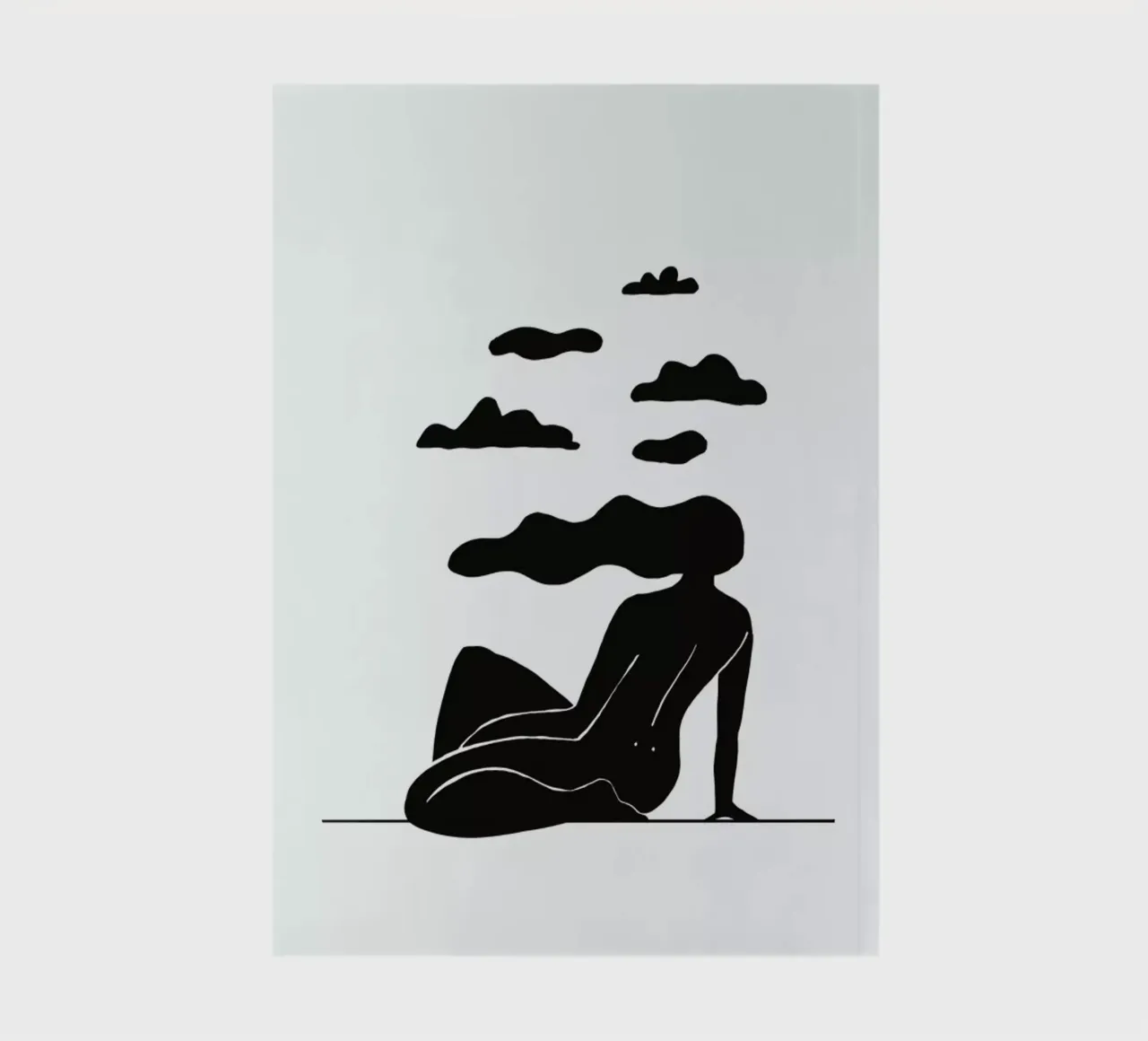 Head in the Clouds Notizbuch von Graphite