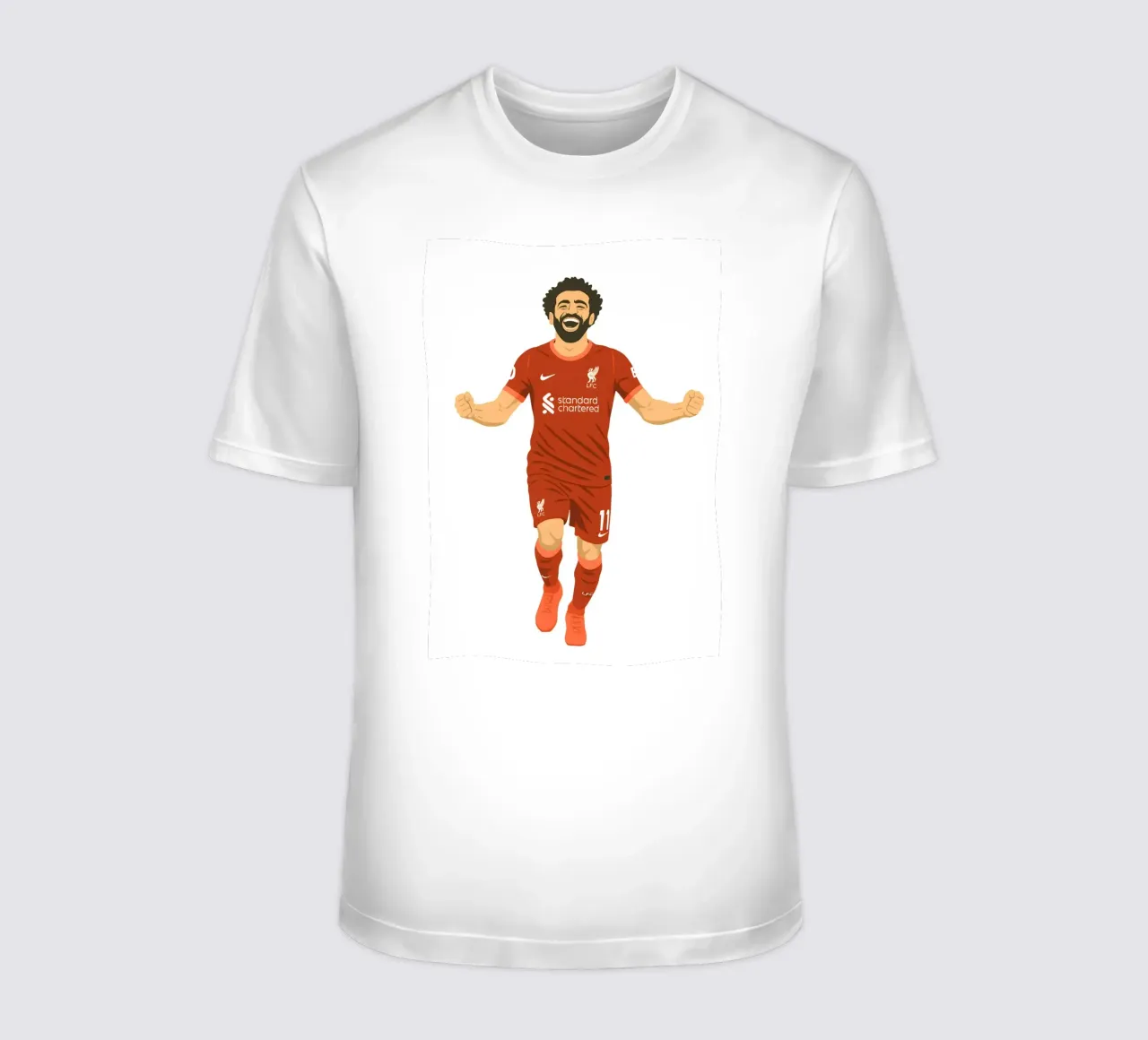 Mohamed Salah Minimalist t-shirt da MoviesArt