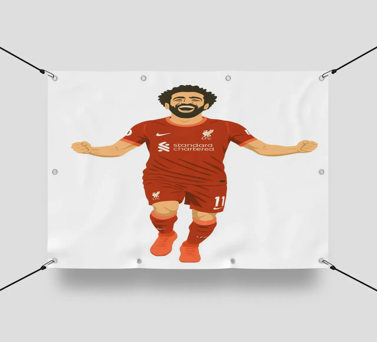 Mohamed Salah Minimalist telo in pvc da MoviesArt