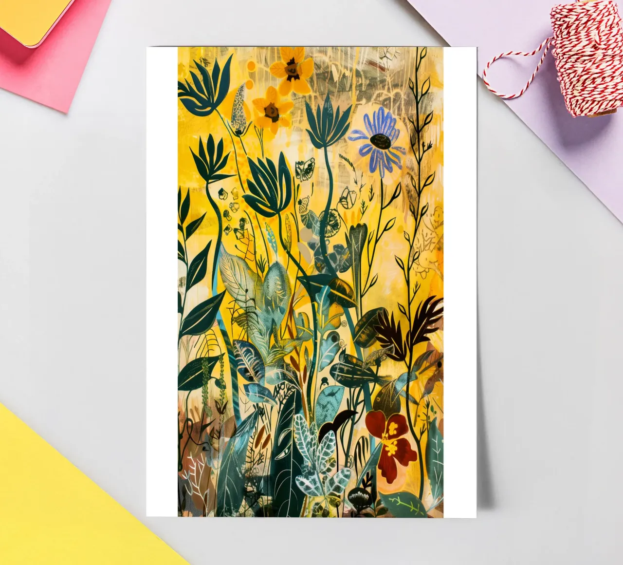 Secret meadow sticker sheet by Justyna Jaszke JBJart