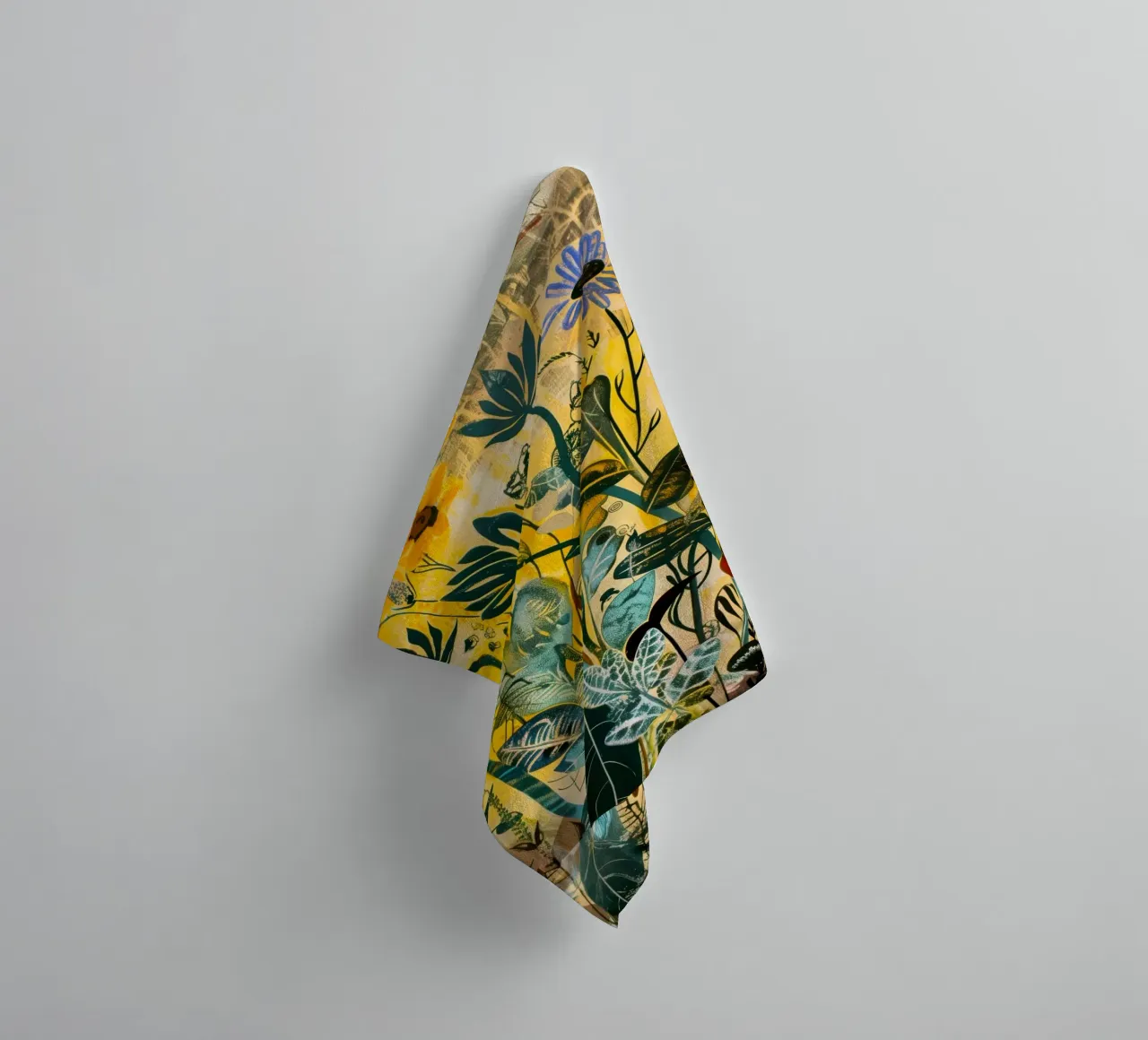 Secret meadow towel by Justyna Jaszke JBJart