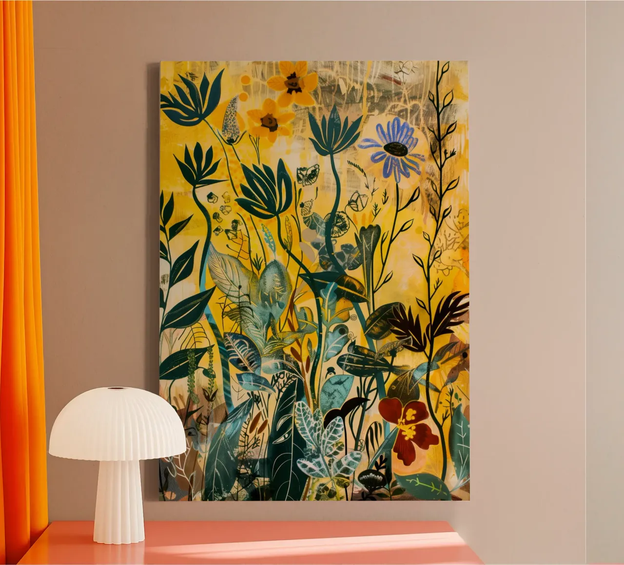 Geheime weide canvas met Baklijst van Justyna Jaszke JBJart