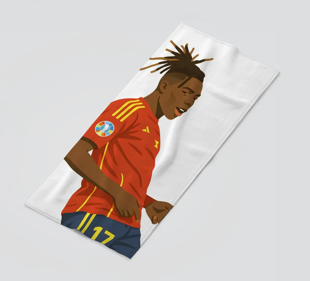 Nico Williams Minimalist telo mare da MoviesArt