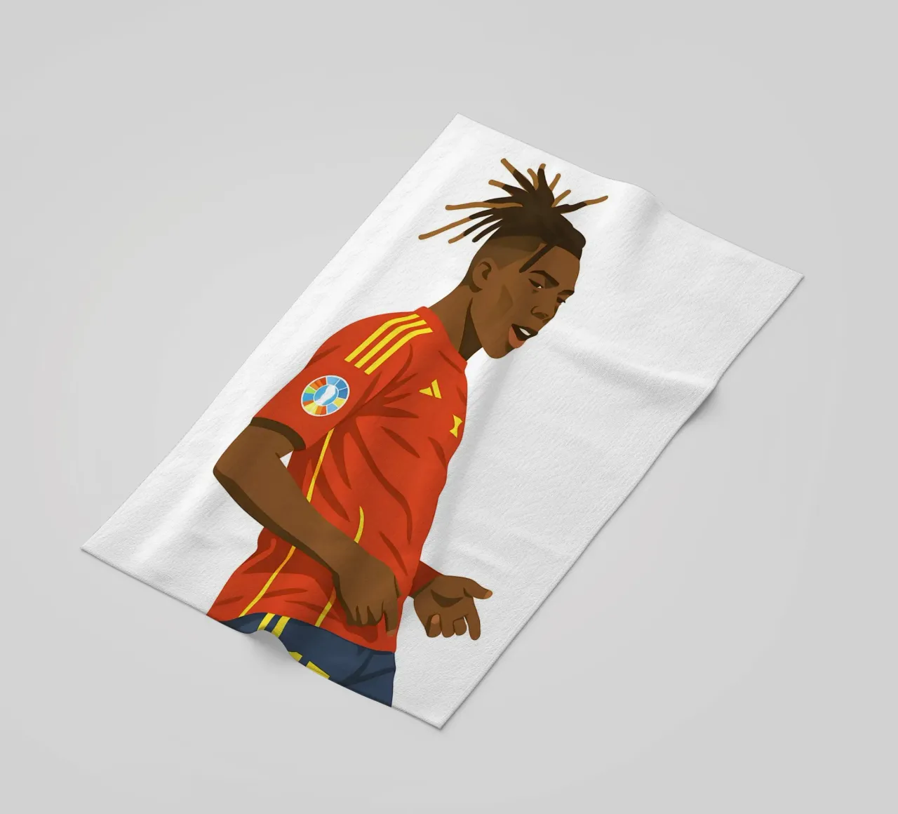 Nico Williams Minimalist telo mare da MoviesArt