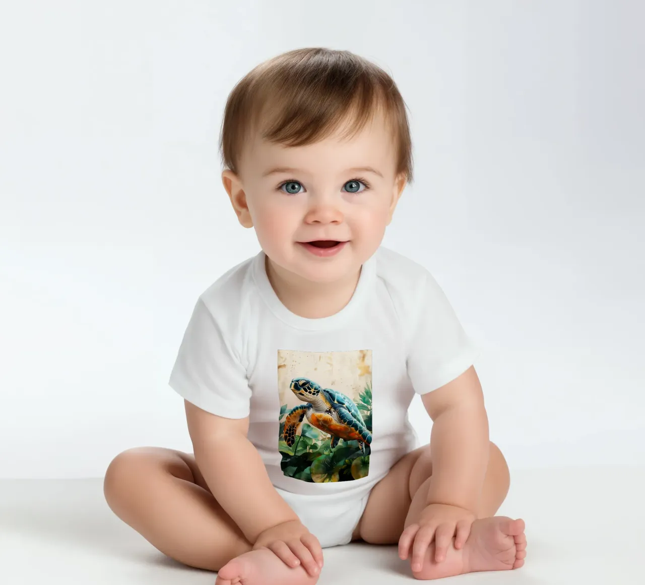 Tortue body bébé de Lionmixart