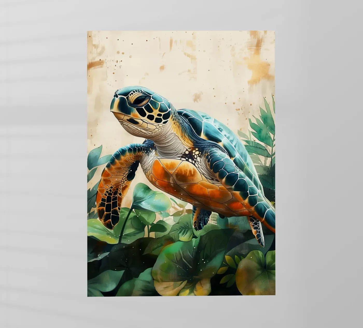 Turtle pellicola backlit da Lionmixart