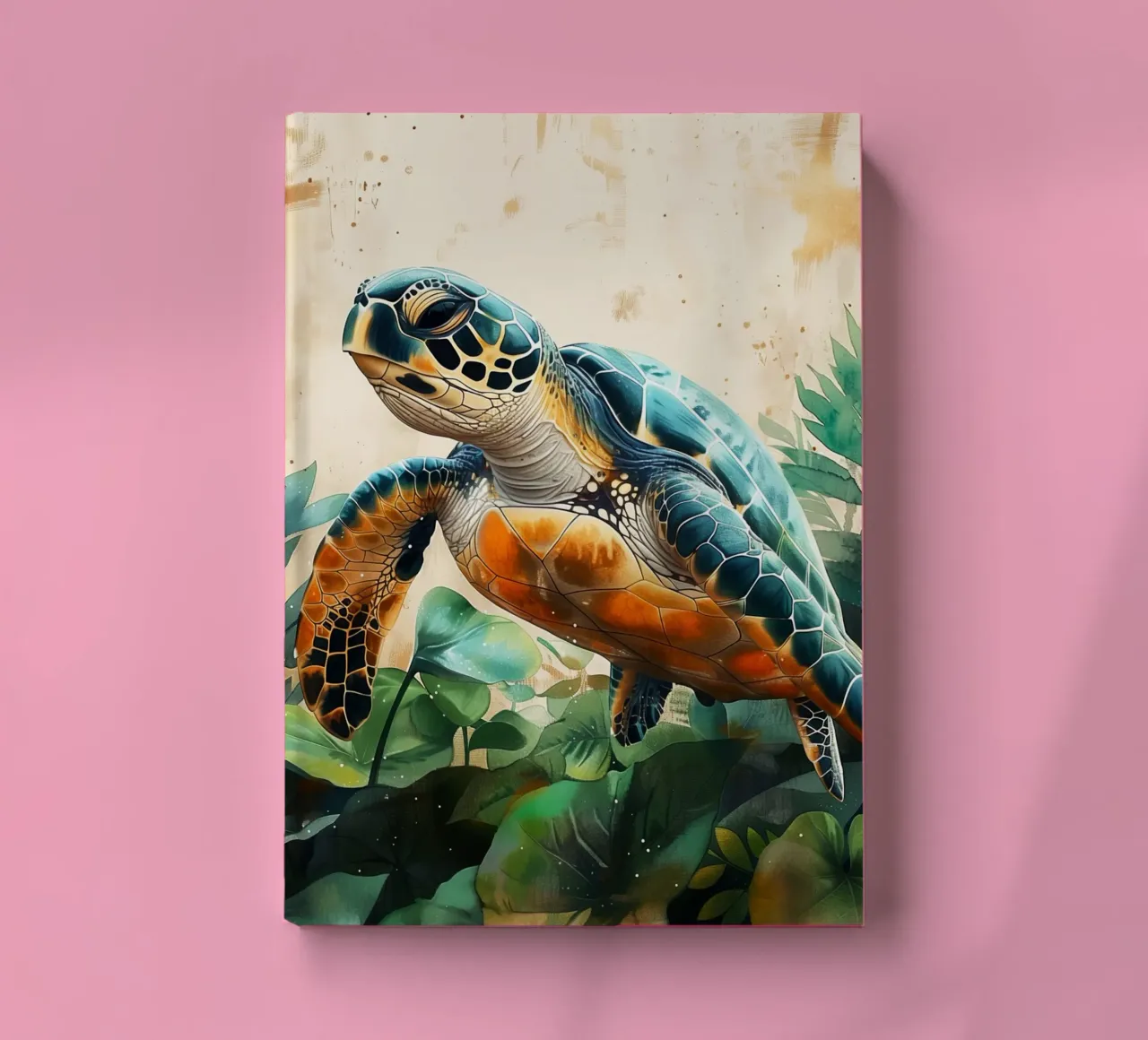 Turtle notebook by Lionmixart