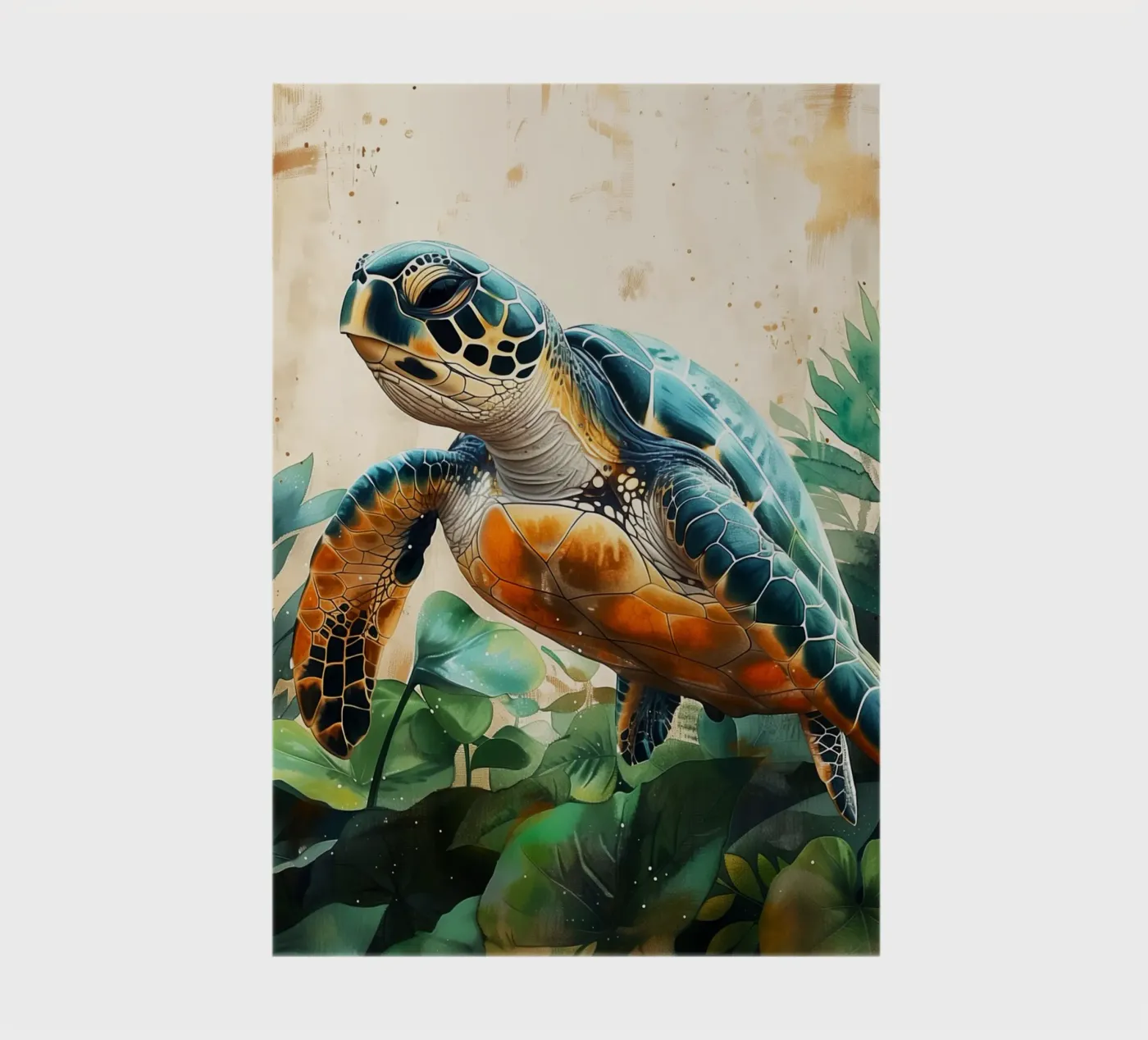 Turtle notebook by Lionmixart