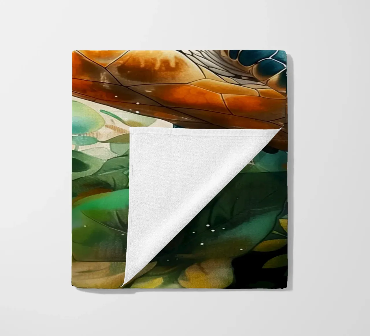 Turtle beach towel by Lionmixart