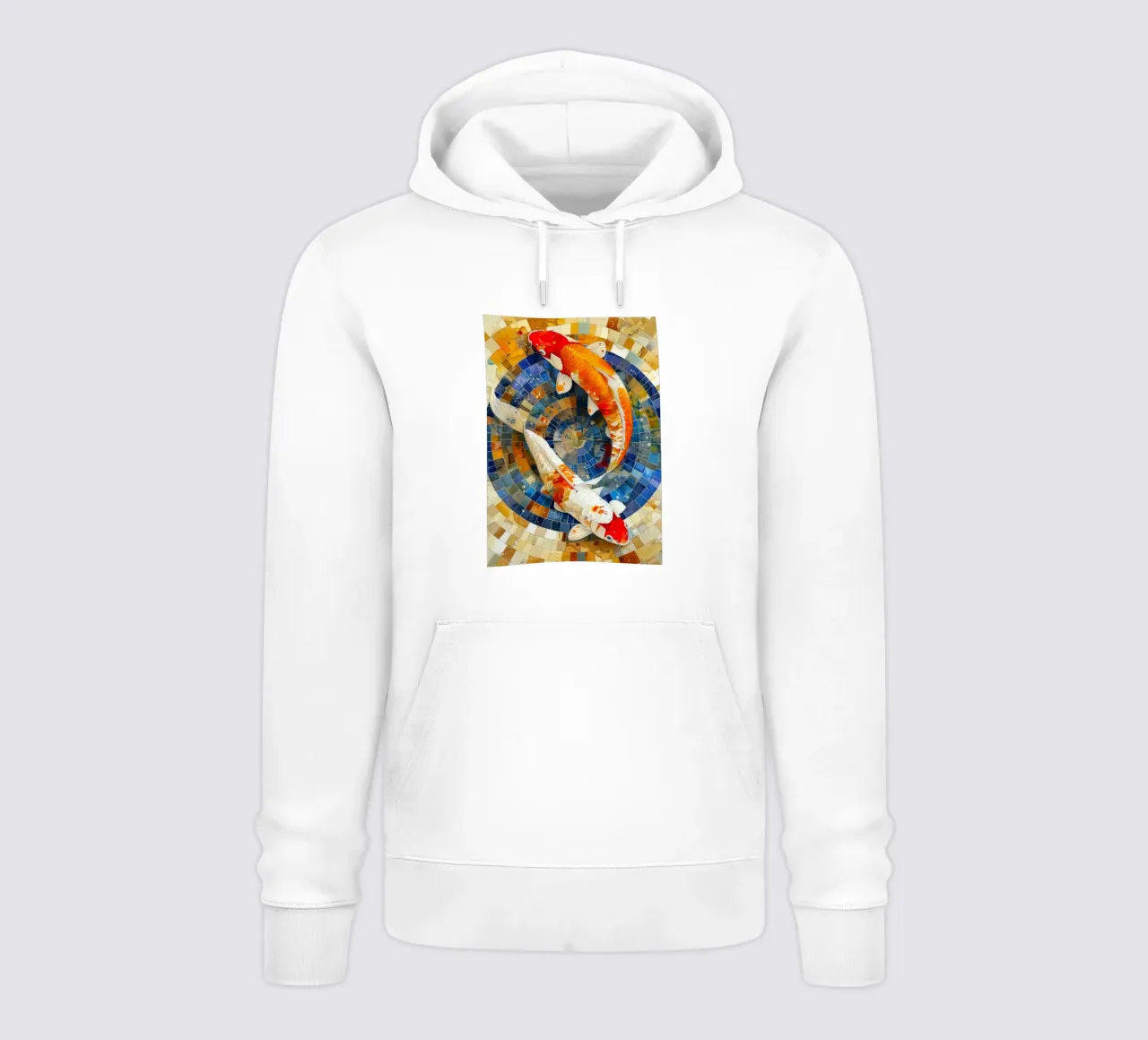Koi fish felpa con cappuccio da Lionmixart