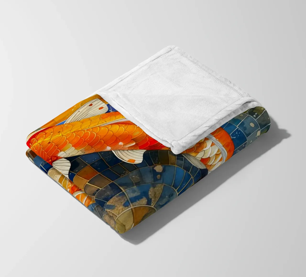 Koi fish coperta in pile da Lionmixart
