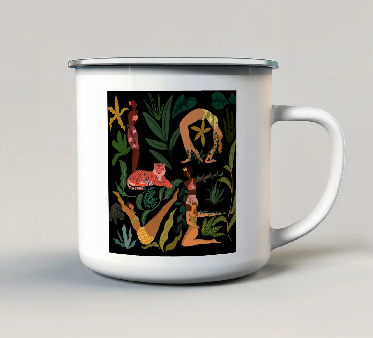 Love tazza in smalto da Arty Guava