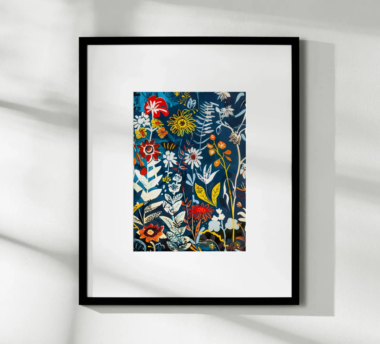 Blaue Wiese Poster von Justyna Jaszke JBJart
