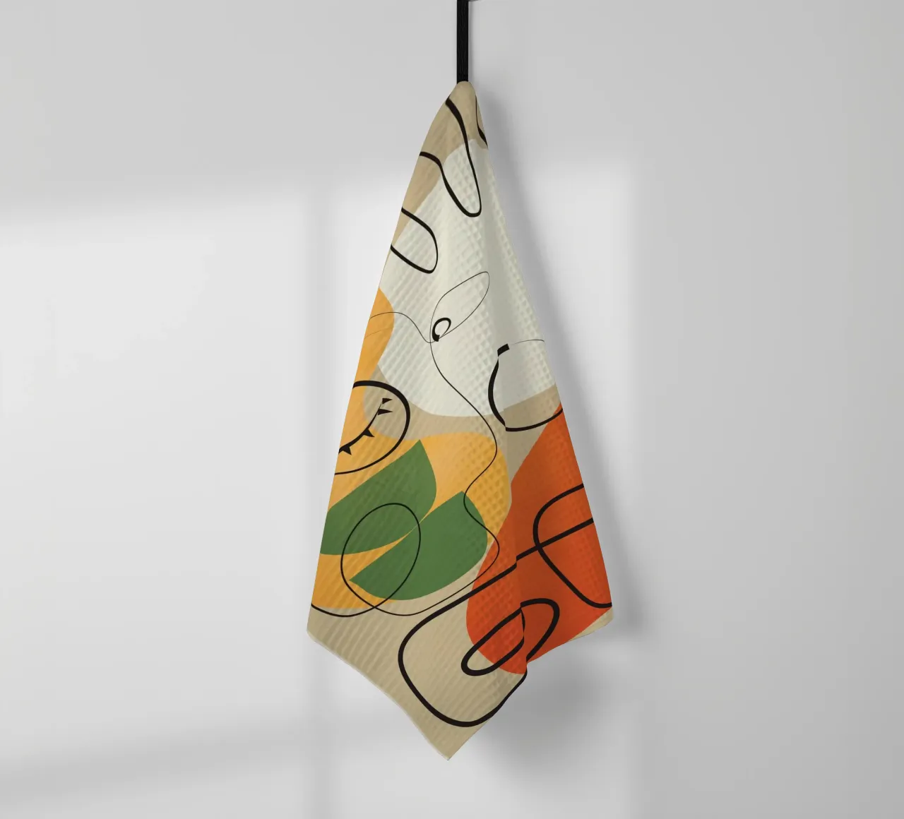 Very Abstract Colorful Portrait canovaccio da cucina da cityart