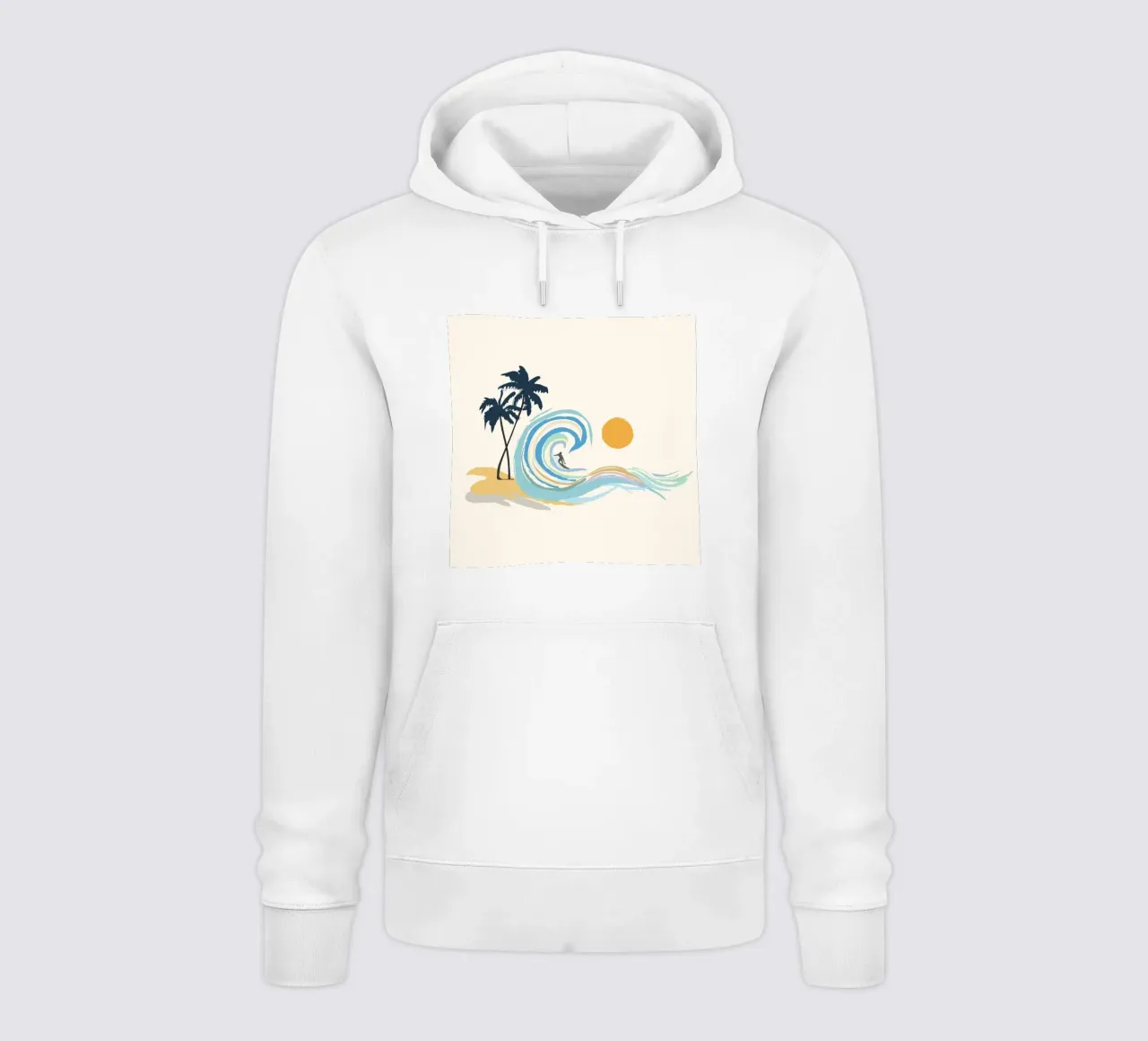 Minimalistic Summer II felpa con cappuccio da Nadjaa