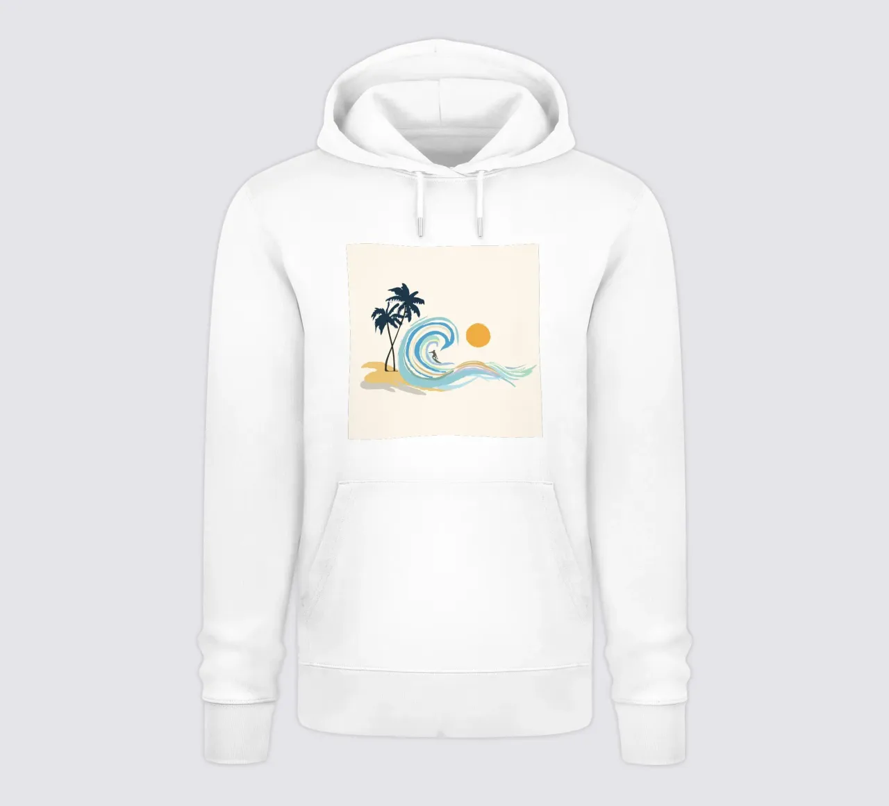 Minimalistic Summer II sudadera con capucha de Nadjaa
