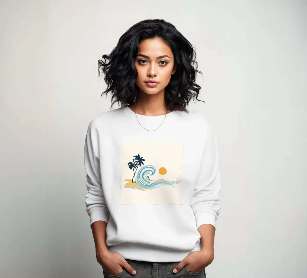 Minimalistic Summer II felpa da Nadjaa