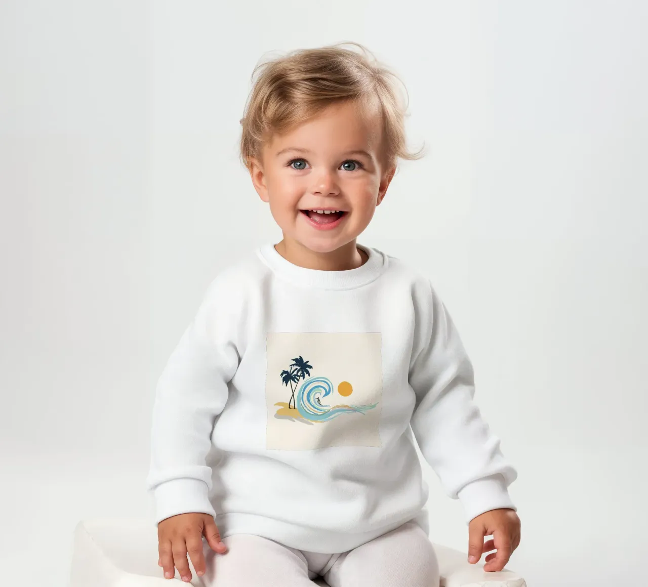 Minimalistic Summer II baby sweatshirt by Nadjaa
