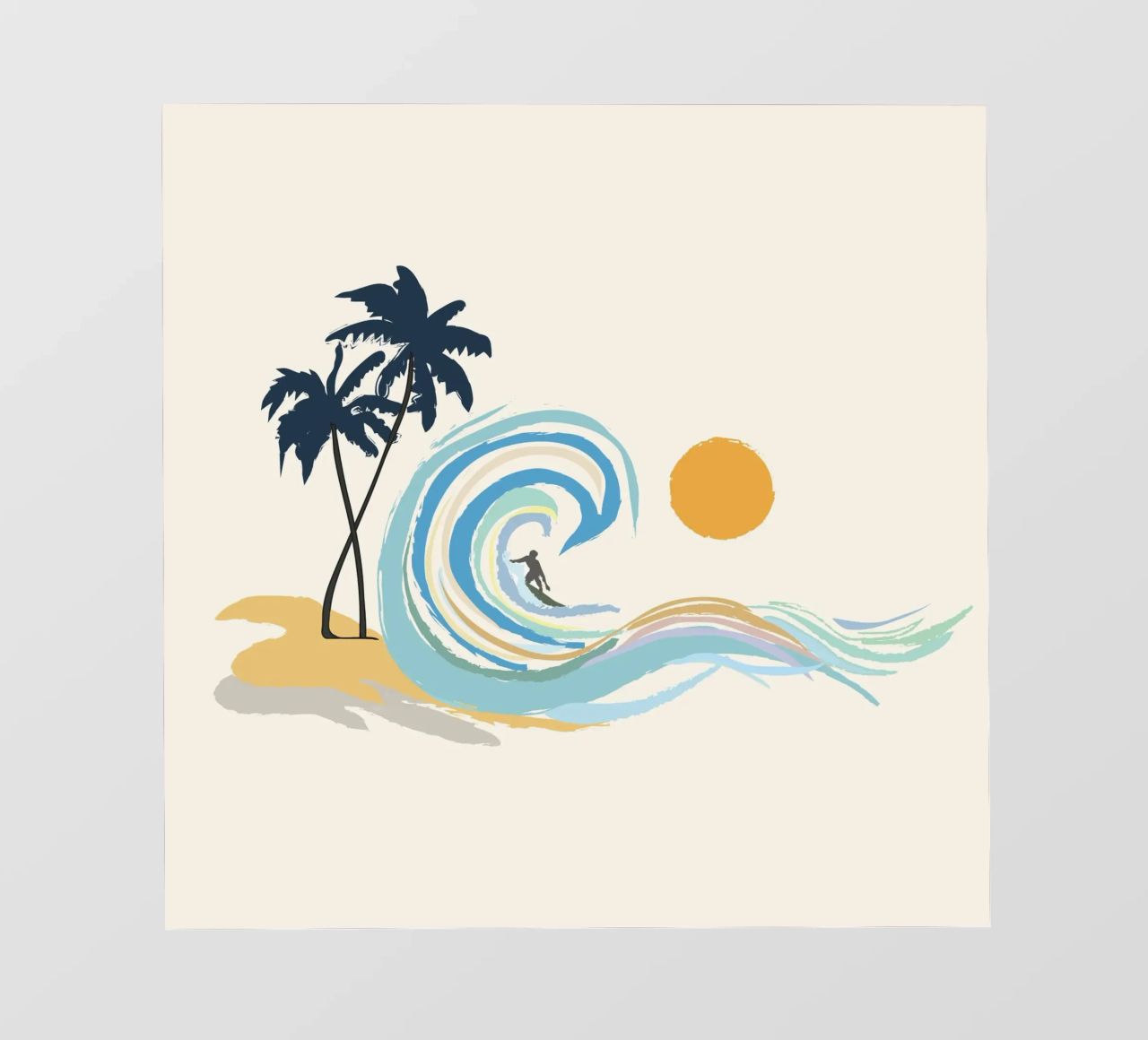 Minimalistic Summer II telo in pvc da Nadjaa
