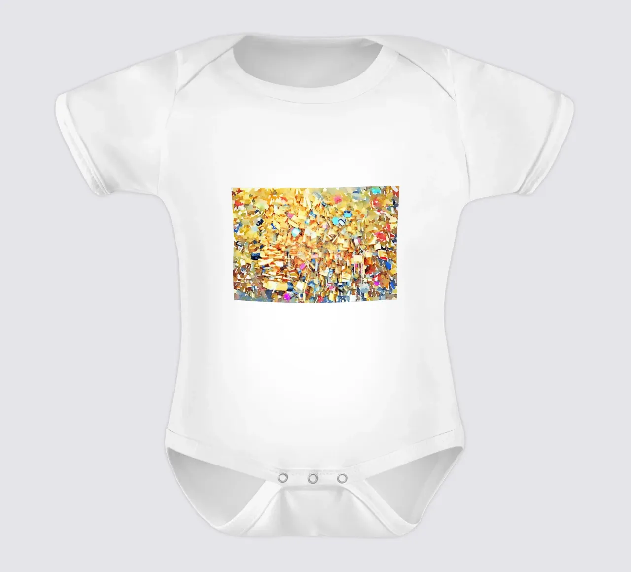 Paris Kurzarm Babybody von Massimo Frascogna