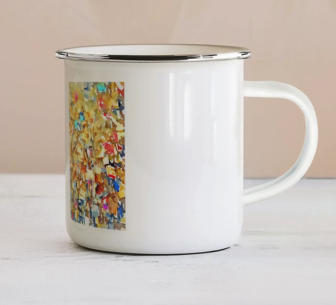 Parigi tazza in smalto da Massimo Frascogna