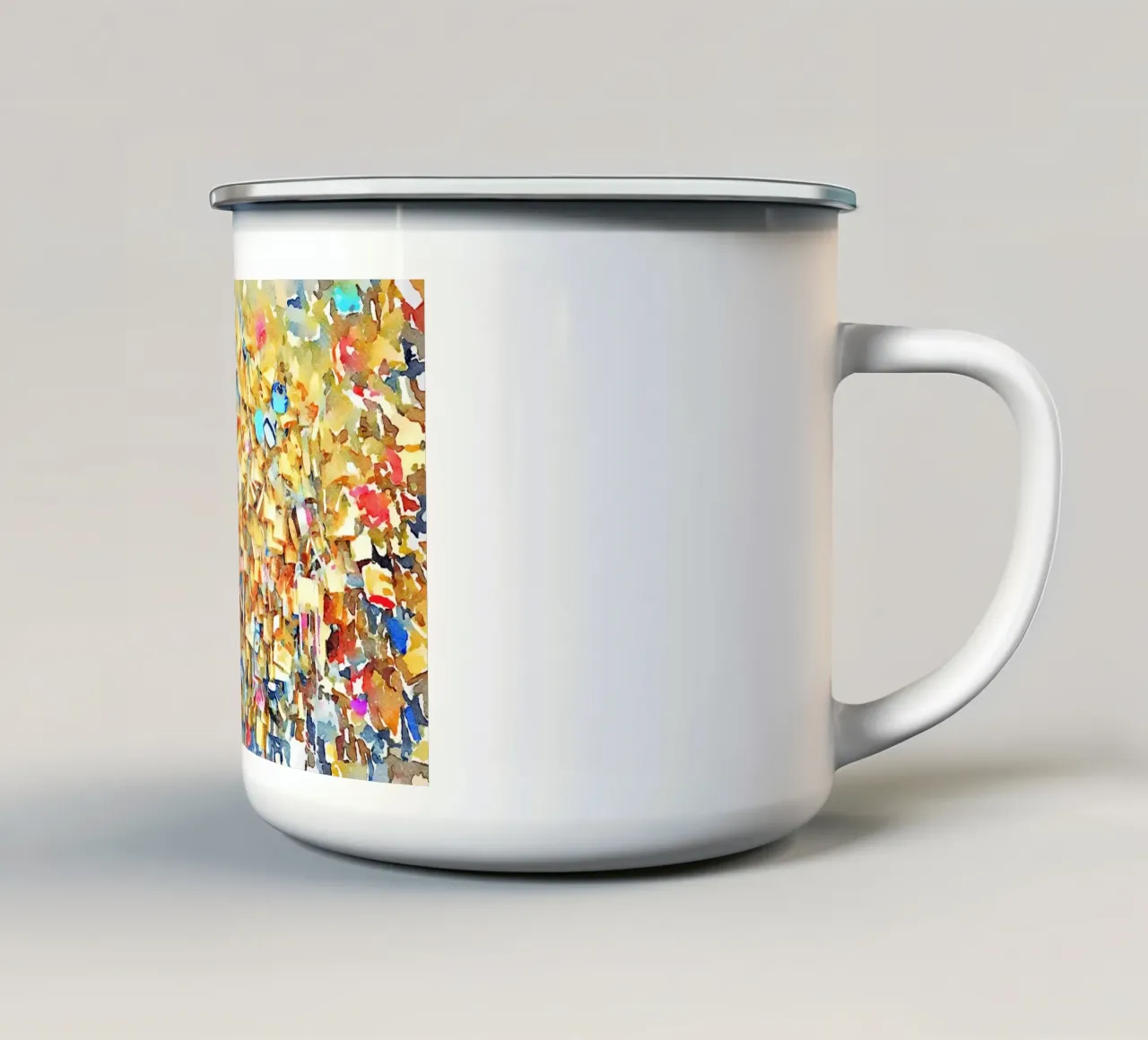 Parigi tazza in smalto da Massimo Frascogna