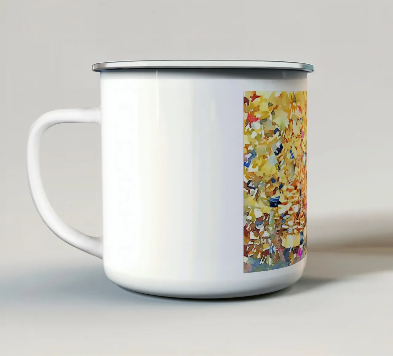 Parigi tazza in smalto da Massimo Frascogna