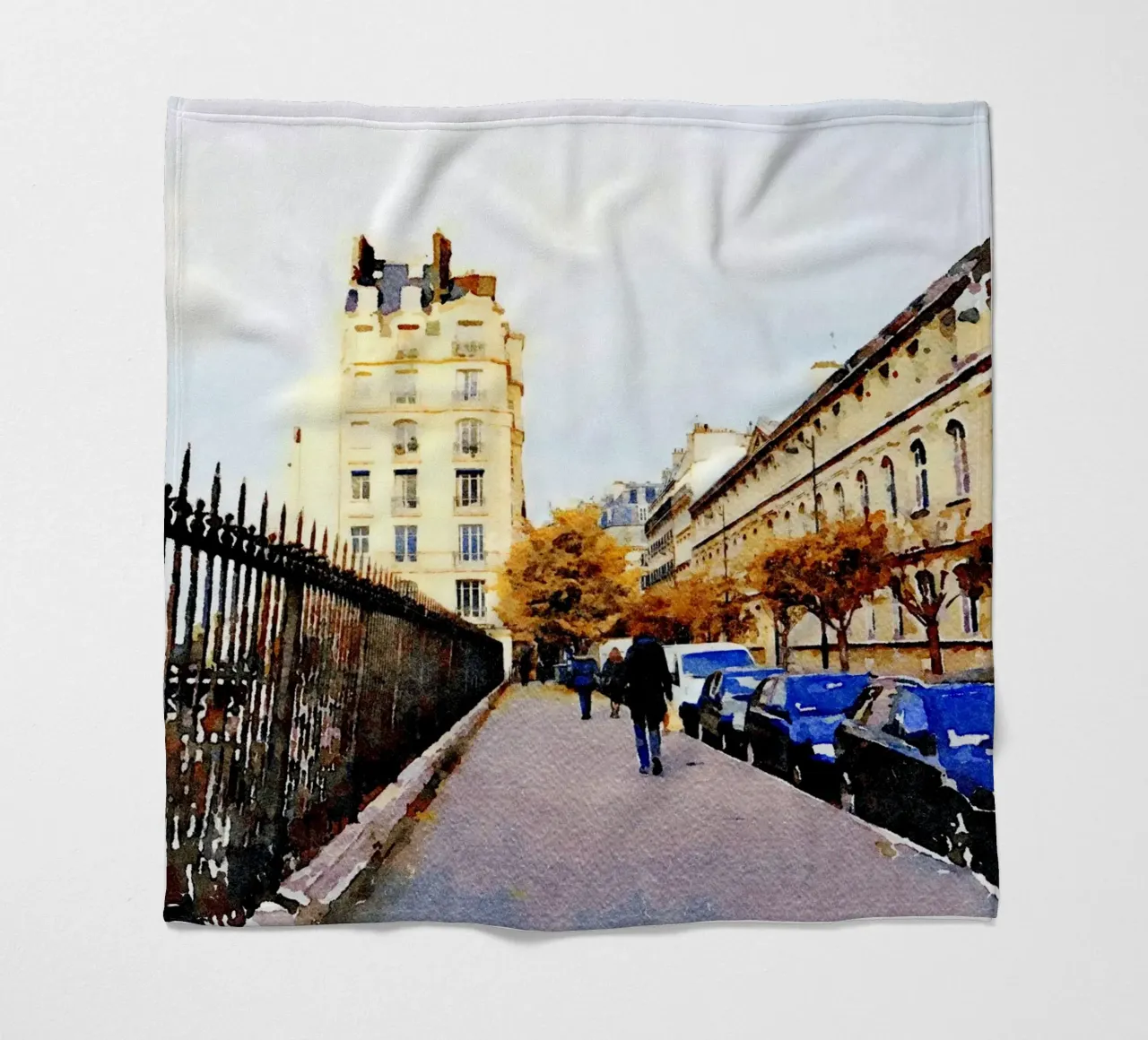 Parigi coperta in pile da Massimo Frascogna
