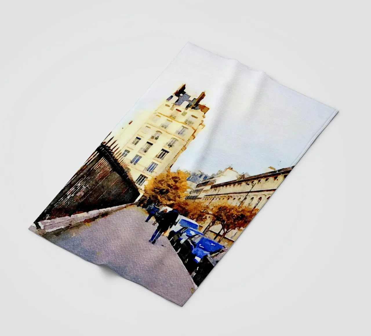 Parigi coperta in pile da Massimo Frascogna
