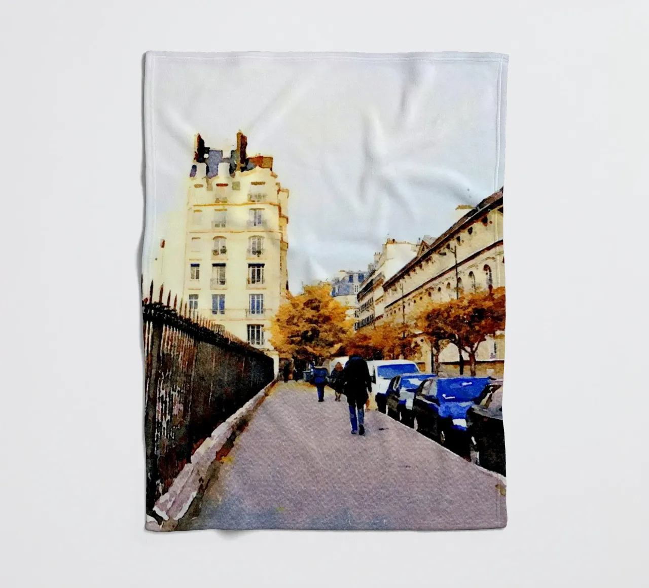 Parigi coperta in pile da Massimo Frascogna