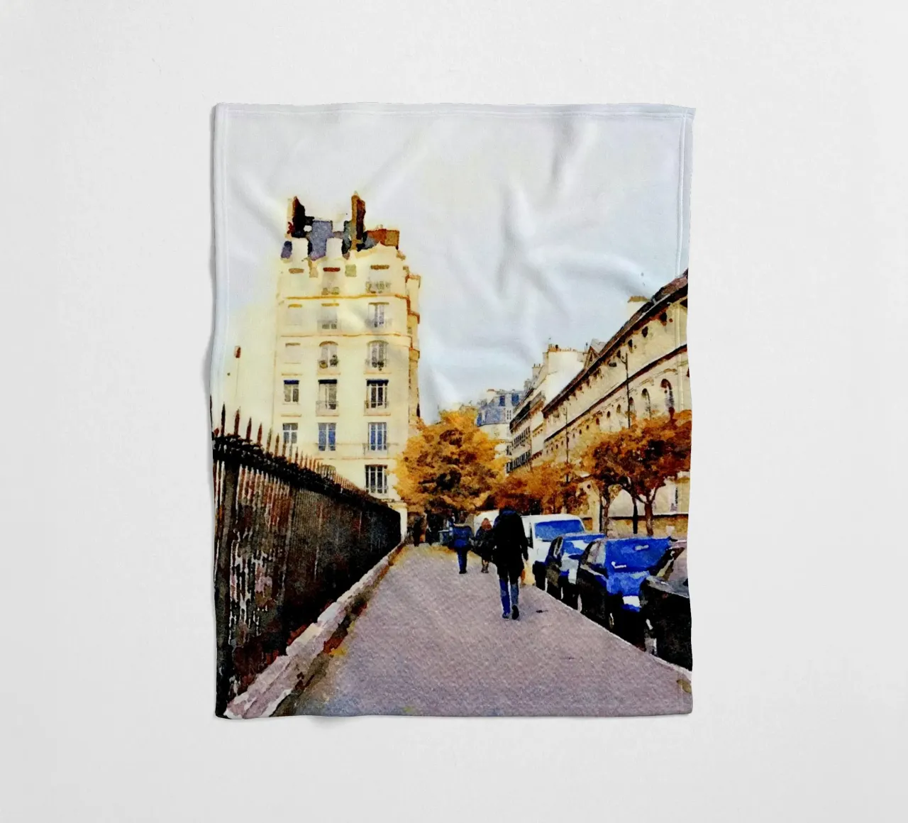 Parigi coperta in pile da Massimo Frascogna