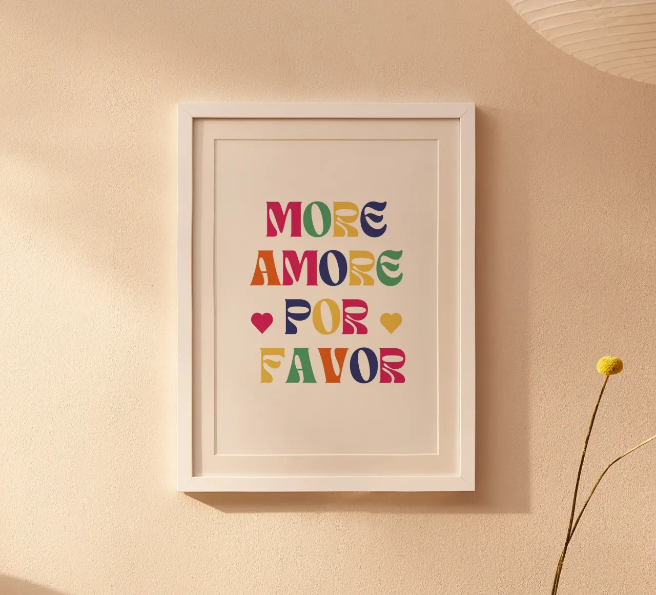 Più amore, per favore! poster da typostudio